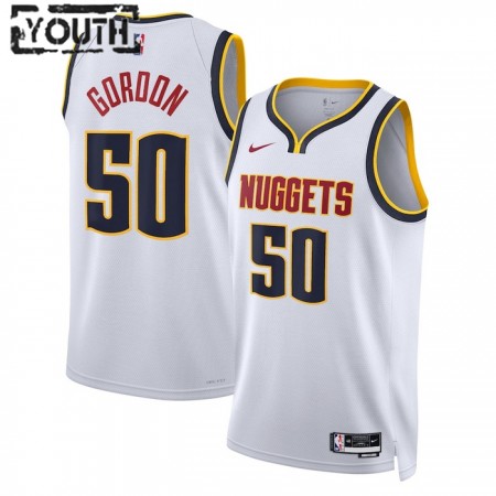 Dres Denver Nuggets Aaron Gordon 50 Nike 2022-23 Association Edition Bijela Swingman - Dječji
